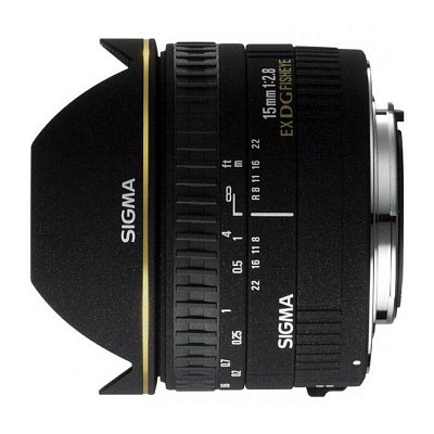 Объектив Sigma 15mm f/2.8 EX DG Diagonal Fisheye Canon EF