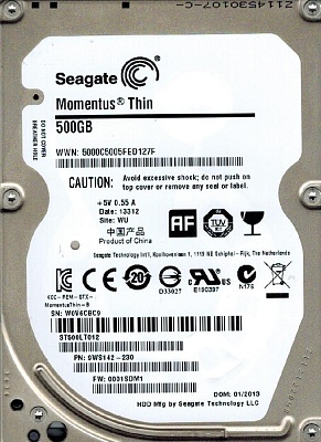 Жесткий диск комиссионный Seagate 500Gb 2.5" ST500LT012 (б/у, гарантия 14 дней)
