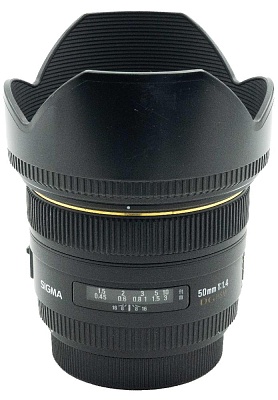 Объектив комиссионный Sigma 50mm 1.4 DG HSM Canon EF (б/у, гарантия 14 дней, S/N 12552151)