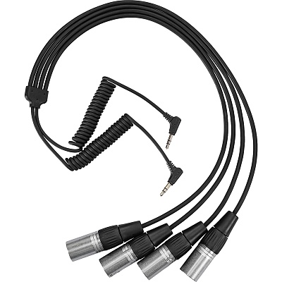 Аренда кабеля Saramonic SR-C2020 Dual 3.5mm TRS Male to 4 XLR Male