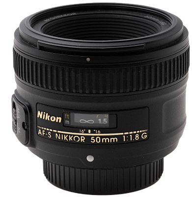 Объектив комиссионный Nikon 50mm f/1.8G AF-S Nikkor (б/у, гарантия 14 дней, S/N 3537148)