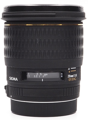 Объектив комиссионный Sigma 28mm F/1.8 EX DG for Canon EF (б/у, гарантия 14 дней, S/N3023196)
