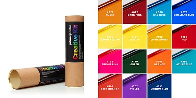 Набор фильтров Primary Color Creative Kit из 30 цветных фильтров размером 30х30см