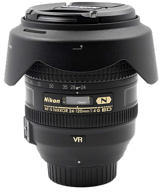 Объектив комиссионный Nikon 24-120mm f/4 ED VR (б/у, гарантия 14 дней, S/N 62345795)