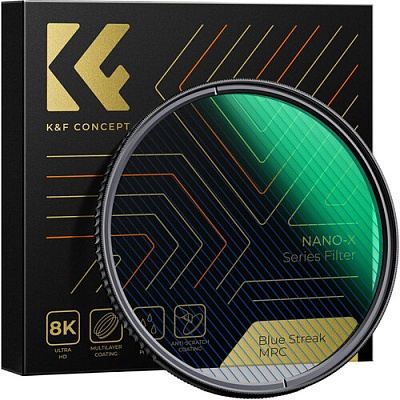 Светофильтр K&F Concept Nano-X Blue Streak 62mm лучевой