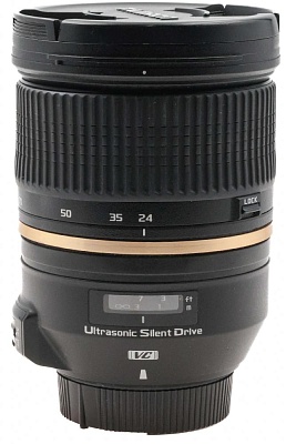 Объектив комиссионный Tamron SP 24-70mm f/2.8 Di VC USD Nikon F (б/у, гар-я 14 дней, S/N 016307)