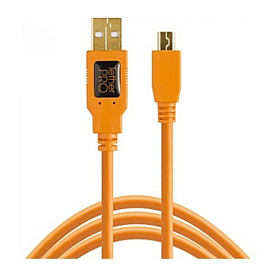 Кабель Tether Tools TetherPro USB 2.0 to Mini-B 5-Pin 1.8m Orange (CU5407)