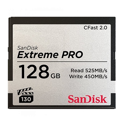 Карта памяти SanDisk Extreme Pro CFast 2.0 128GB R525/W450MB/s (SDCFSP-128G-G46D)