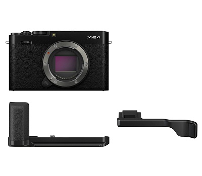 Фотоаппарат беззеркальный Fujifilm X-E4 Kit MHG-XE4/TR-XE4 Black