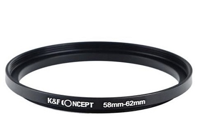 Переходное кольцо K&F Concept для светофильтра 58-62mm