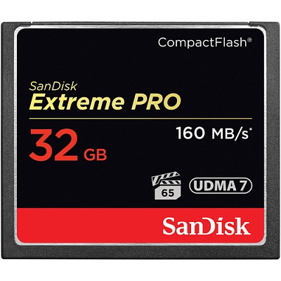 Карта памяти SanDisk Extreme Pro CF 32GB R160/W150MB/s (SDCFXPS-032G-X46)