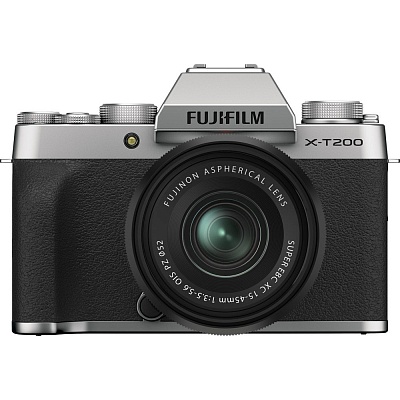 Фотоаппарат беззеркальный Fujifilm X-T200 Kit 15-45mm f/3.5-5.6 OIS Silver