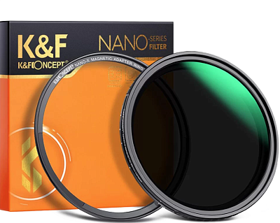 Светофильтр K&F Concept Nano-X Magnetic ND8-128 82mm нейтральный