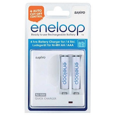 Зарядное устройство Sanyo Eneloop MDR02-E-2-4UTGB (АА, ААА) + 2*750mAh AAA