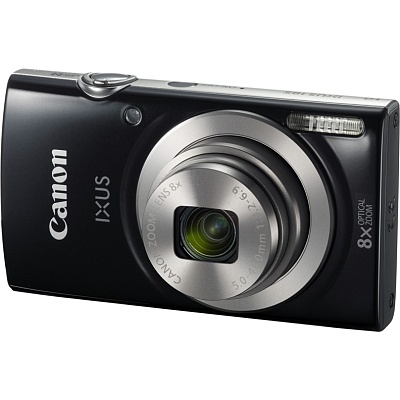 Фотоаппарат Canon IXUS 185 HS Black (20Mp/8x/HD)