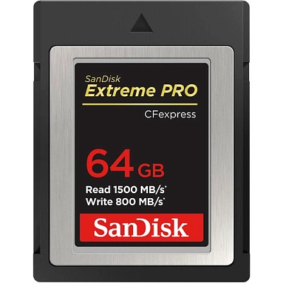 Карта памяти SanDisk CFexpress Type B 64Gb Extreme Pro R1500/W800 (SDCFE-064G-GN4NN)
