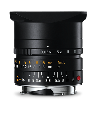 Объектив Leica Elmar-M 24mm f/3.8 ASPH, черный, анодированный