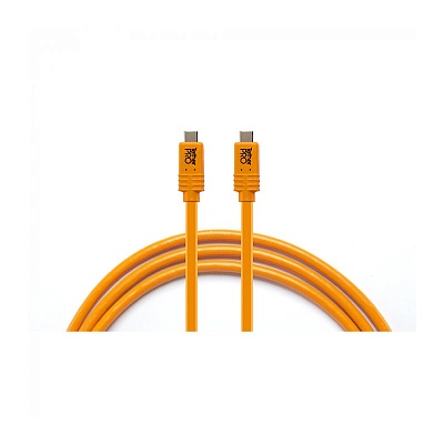Кабель Tether Tools TetherPro USB-C to USB-C for Phase One 4.6m Orange (CUCP15-ORG)