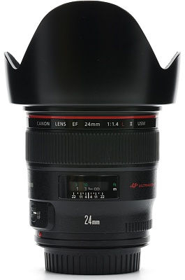 Объектив комиссионный Canon EF 24mm f/1.4L II USM (б/у, гарантия 14 дней, S/N 4679978)