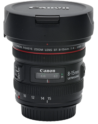 Объектив комиссионный Canon EF 8-15mm f/4L Fisheye USM (б/у, гарантия 14 дней, S/N 8421003350)