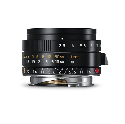 Объектив Leica Elmart-M 28mm f/2.8 ASPH, Черный, анодированный