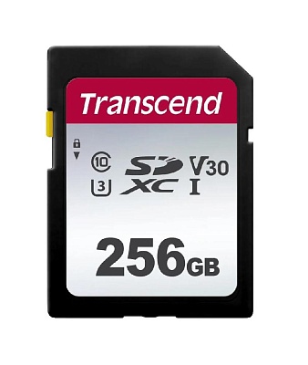 Карта памяти Transcend SDXC 256GB UHS-I U3 V30 R55/W100MB/s (TS256SDC300S)