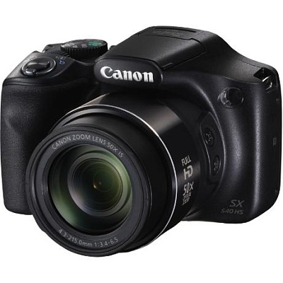 Фотоаппарат Canon PowerShot SX540 HS Black (20Mp/50x/FullHD/Wi-Fi)