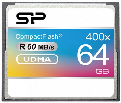 Карта памяти Compact Flash Silicon Power 64Gb CF 400X (SP064GBCFC400V10)