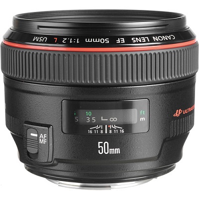 Аренда объектива Canon EF 50mm f/1.2 L USM 