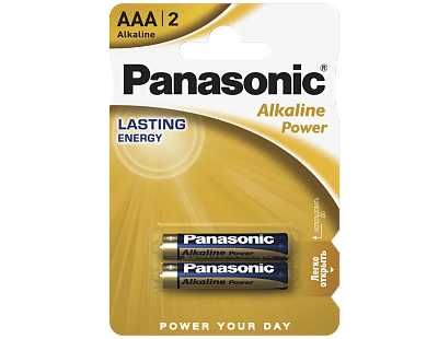 Батарейка Panasonic Alkiline Power LR03REB/2BP AAA (цена за блистер из 2шт)