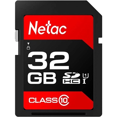 Карта памяти Netac P600 SDHC 32Gb Сlass 10 R80/W10MB/s (NT02P600STN-032G-R)