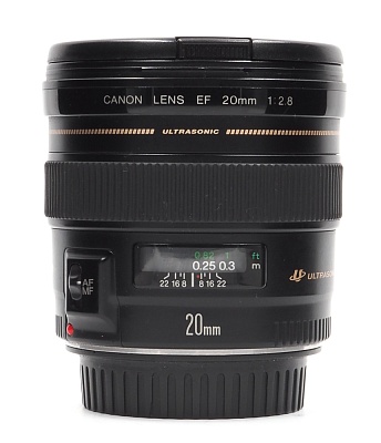 Объектив комиссионный Canon EF 20mm f/2.8 USM (б/у, гарантия 14 дней, S/N 87480241)