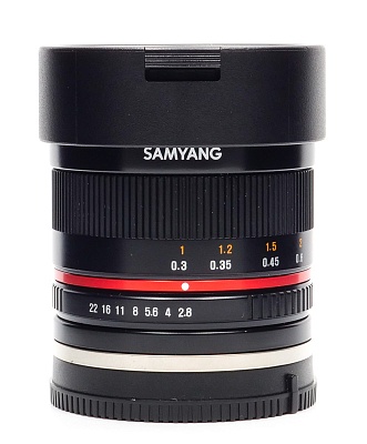 Объектив комиссионный Samyang 8mm f/2.8 AS Fish-eye CS II Sony-E (б/у, гар-я 14 дней, S/NB217E0855)