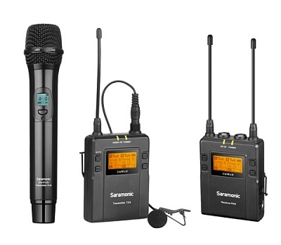 Микрофон Saramonic UwMic9 RX9+HU9+TX9, беспроводной, всенаправленный, 3.5mm