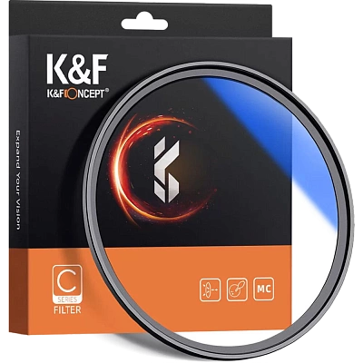 Светофильтр K&F Concept Blue coat MCUV 58mm ультрафиолетовый
