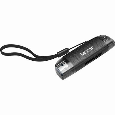 Картридер Lexar microSD и SD (LRW310X-BNBNC) Dual Slot USB-A/C USB 3.2