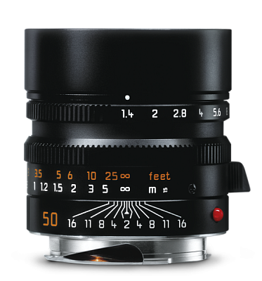 Объектив Leica Summilux-M 50mm f/1.4 ASPH, Черный, анодированный