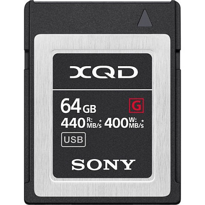 Карта памяти Sony XQD 64GB R440/W400MB/s (QD-G64F)