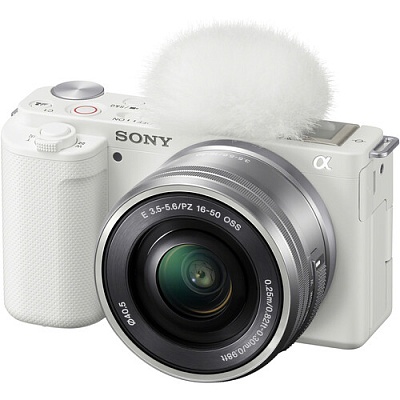 Фотоаппарат со сменной оптикой Sony DSC-ZV-E10 Kit 16-50mm f/3.5-5.6 White