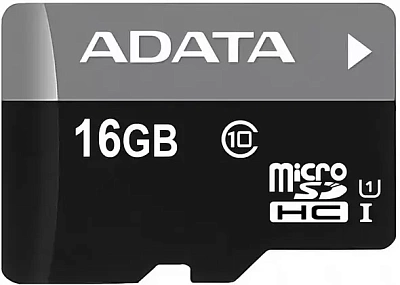 Карта памяти A-Data Premier microSDHC 16GB R80/W10MB/s (AUSDH16GUICL10-RA1)