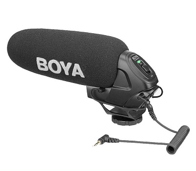 Микрофон Boya BY-BM3030, накамерный, направленный, 3.5mm