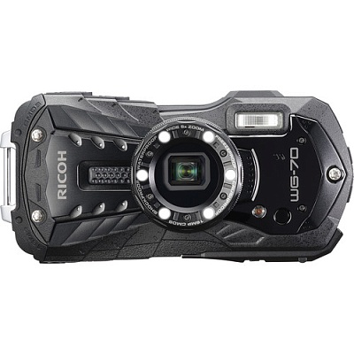 Фотоаппарат Ricoh WG-70 Black (16Мп/5х/FullHD)