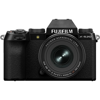 Фотоаппарат беззеркальный Fujifilm X-S20 Kit 16-50mm f/2.8-4.8 R LM WR Black