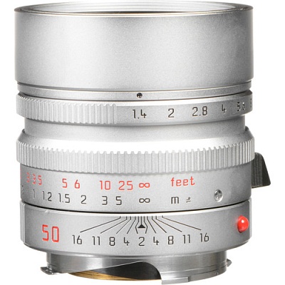 Объектив Leica Summilux-M 50mm f/1.4 ASPH, Серебристый хром
