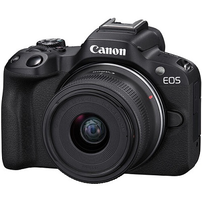 Фотоаппарат беззеркальный Canon EOS R50 Kit RF-S 18-45mm IS STM