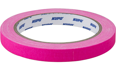 Скотч-тейп Kupo CS-1215PK Cloth Spike Tape, 12mm*13,72m, розовый