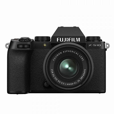 Фотоаппарат беззеркальный Fujifilm X-S10 Kit 15-45mm f/3.5-5.6 OIS Black