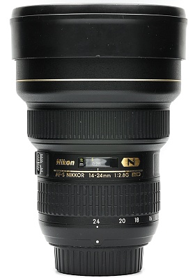 Объектив комиссионный Nikon 14-24mm f/2.8G ED AF-S Nikkor (б/у, гарантия 14 дней, S/N 396360)