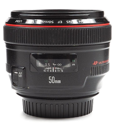 Объектив комиссионный Canon EF 50mm f/1.2L USM (б/у, гарантия 14 дней, S/N 5098350)