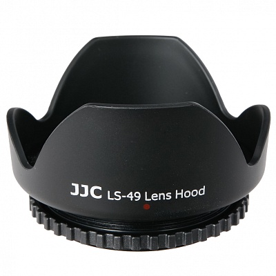 Бленда JJC LS-49, пластиковая для объектива 49mm